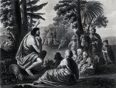 St John preaching in the wilderness