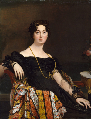 Madame Jacques-Louis Leblanc, 1823 (oil on canvas)