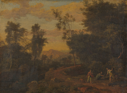 Diana and Her Nymphs Hunting, 1685 (oil on canvas)