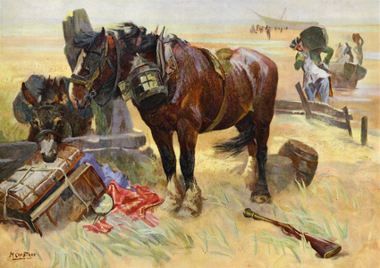 The Wreckers Mare (colour litho)