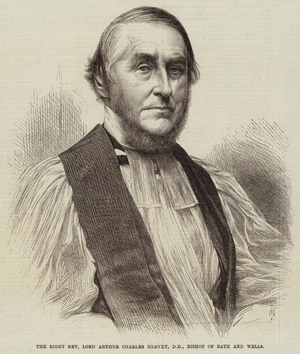 The Right Reverend Lord Arthur Charles Hervey, DD, Bishop of Bath and Wells (engraving)