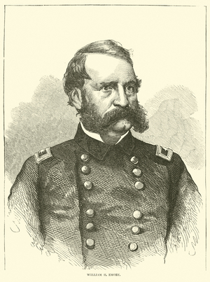 William H Emory, May 1863 (engraving)