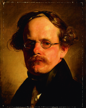 Portrait of the engraver Franz Xaver Stober, 1837 (oil on canvas)