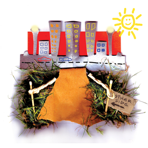 Grass is Greener, illustration, (mixed media, graphic design)