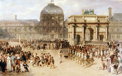 A day of review under the Empire (1810). 1862 (painting)