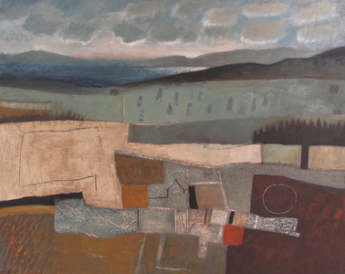 Standing Stones Field, 2016 (oil on board)
