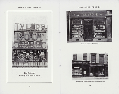 Pages from the DIA Cautionary Guide to Oxford, 1930 (b/w photo)