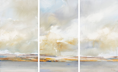April Sky, Argyll (triptych)