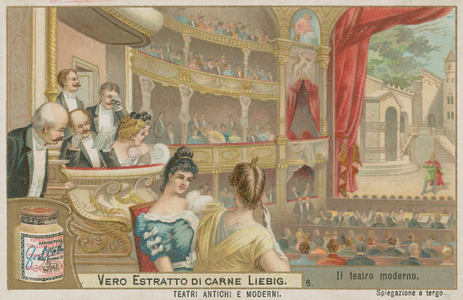 The Modern Theatre (c 1900) (chromolitho)