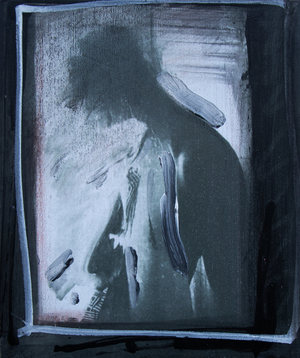 Detail of:Plein Air 3 2025 ( Acrylic, oil and inkjet on wood)