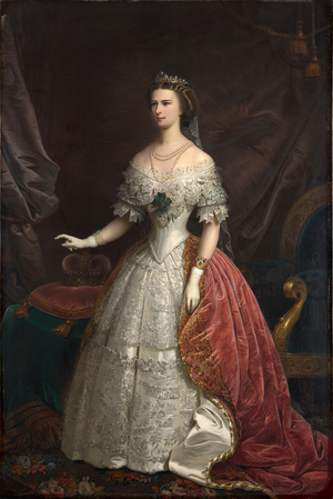 Empress Elisabeth, 1869 (oil on canvas)