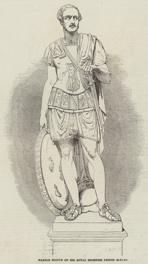 Marble Statue of His Royal Highness Prince Albert (engraving)