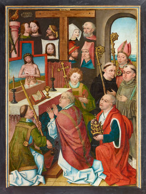 Mass of St. Gregory, c.1520 (tempera on panel)