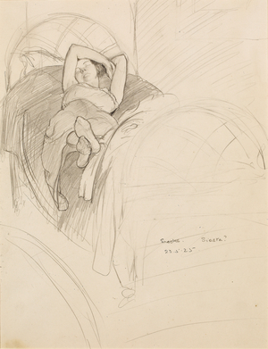 Snooks, Siesta?, 1925 (pencil)