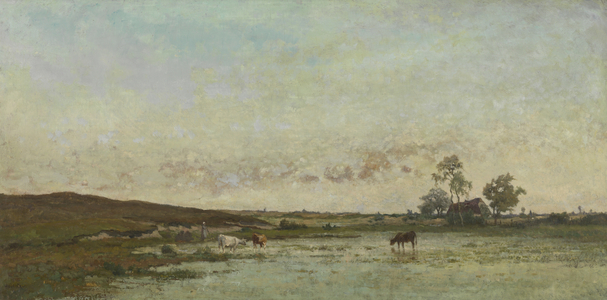 Fen in the "Kempen" (oil on canvas)