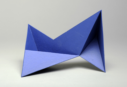 4 of 6 maquettes for 'Art Futures', 1997 (painted card)
