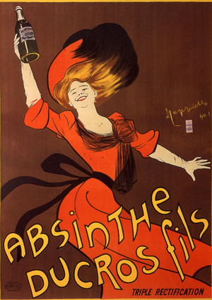 Poster for Absinthe ducros designed by Leonetto Cappiello 1901