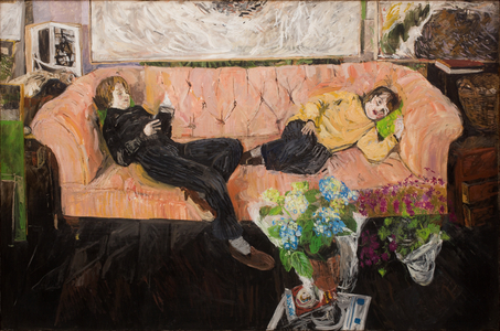 Sofas Galore, 1972 (oil on canvas)
