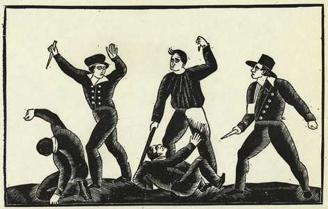 MURDER FROM FRENCH CANARD, 18th-19th century