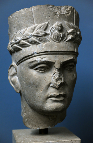 A Palmyrene priest. C. 190-210 A.C. Limestone. Carlsberg Glyptotek Museum. Copenhagen. Denmark.