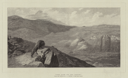 The Lion on the Watch (engraving)
