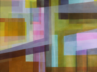 Pink Viridian, 2017 (oil on wood)