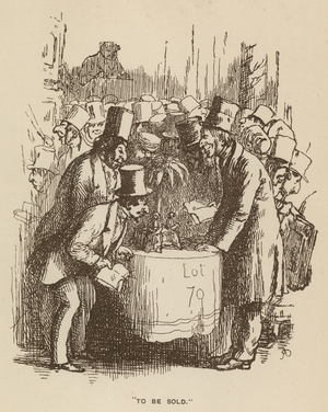 Illustration for The Newcomes by Thackeray (litho)