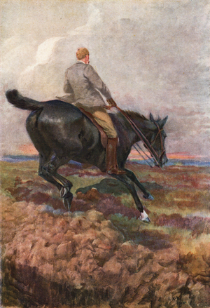 Illustration for Black Beauty by Anna Sewell (colour litho)