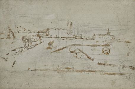 The Edge of a City, 1880-1923 (oil on panel)