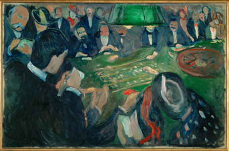 Roulettetable (oil on canvas)