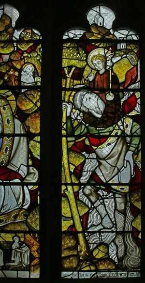 St Christopher (stained glass)