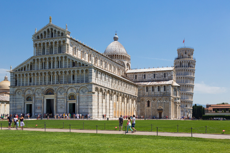 Cathedral and Leaning Tower, Pisa, Tuscany, Italy   (photo)