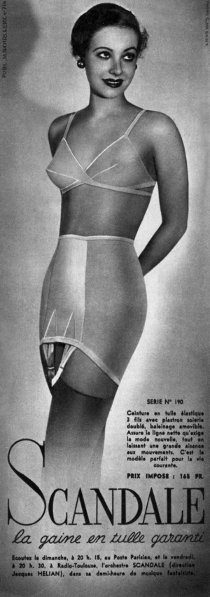Girdle by Scandale c. 1940 (print)