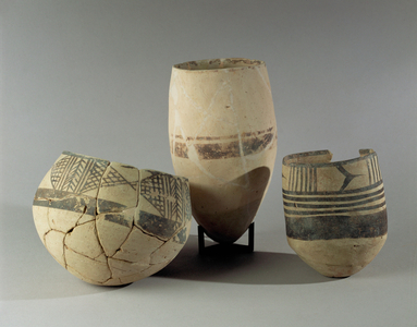 Goblet and two bowls …