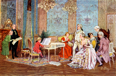 Wolfgang Amadeus Mozart as a Child (print)