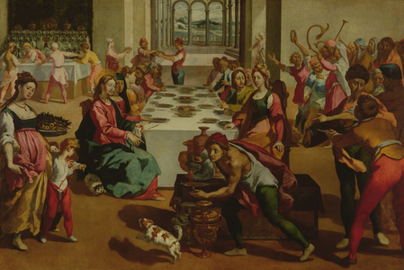 The Wedding at Cana (oil on canvas) 