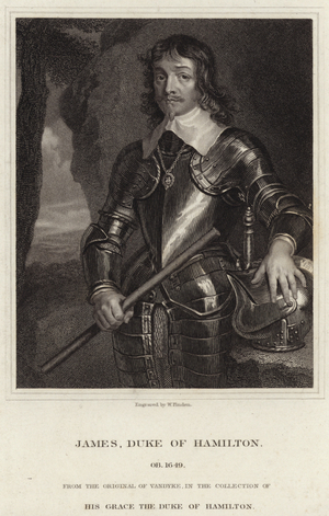 Portrait of James Hamilton, Duke of Hamilton (engraving)