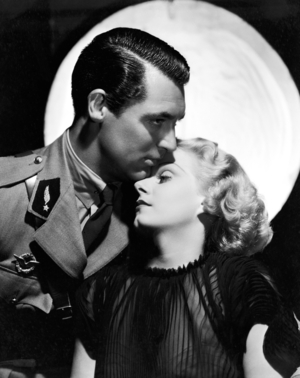 30Th April 1936: Jean Harlow And Cary Grant (1904 - 1986), Stars Of The Film 'Suzy', Directed By George Fitzmaurice For Mgm.