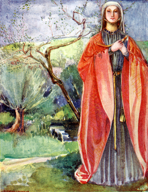 Woman 's costume in reign of John (1199 - 1216)