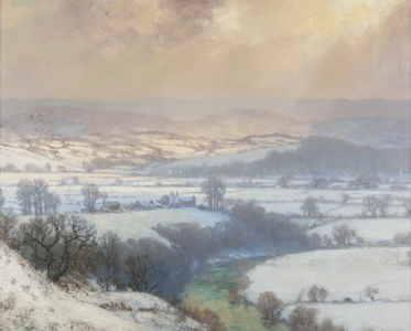 Valley of the Teme (oil on canvas)