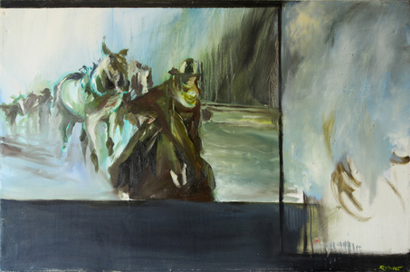 After Open Range, 2015 (watercolour)