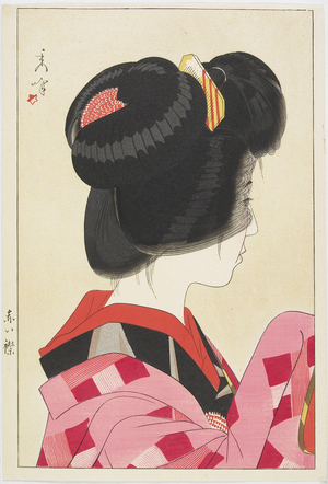 Red Collar, 1928 (colour woodblock print)