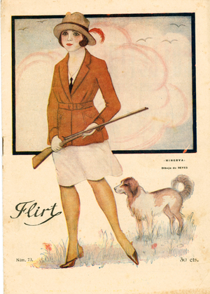 Flirt Magazine Cover, France, 1920s