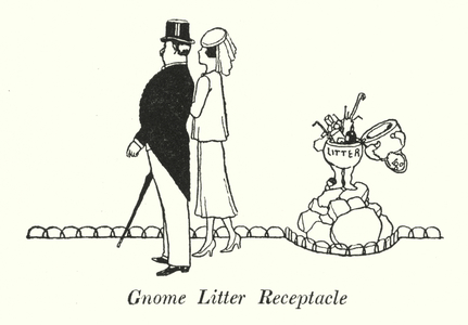 Gnome Litter Receptacle (litho)