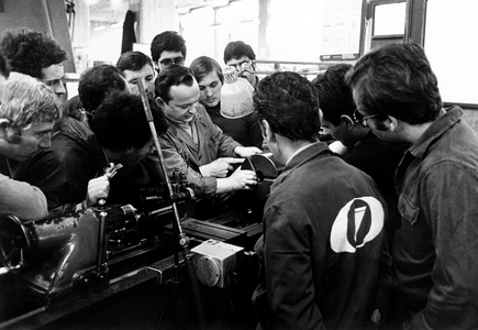 Italy, Professional Retraining Courses for the New Innocenti Factory, 1970S (photo)