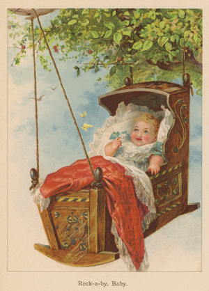 Rock-a-by, Baby (chromolitho)