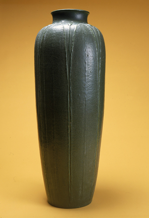 Vase, Grueby Faience Company (fl.1894-1919) (ceramic and glaze)