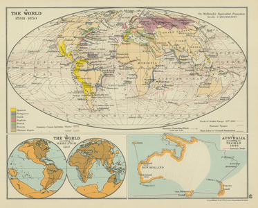 The World 1588-1650 (colour litho)