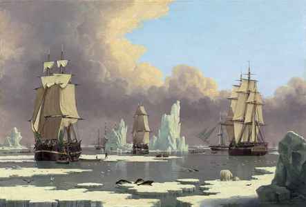 The Northern Whale Fishery: The "Swan" and "Isabella", c. 1840 (oil on canvas)