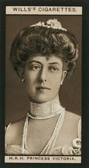 European Royalty, 1908: HRH Princess Victoria (b/w photo)